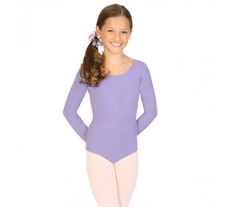 Bloch Petit, long sleeve leotard - Lavender Bloch