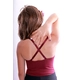 Bloch Pranay, adjustable strap camisole leotard - Burgundy Bloch