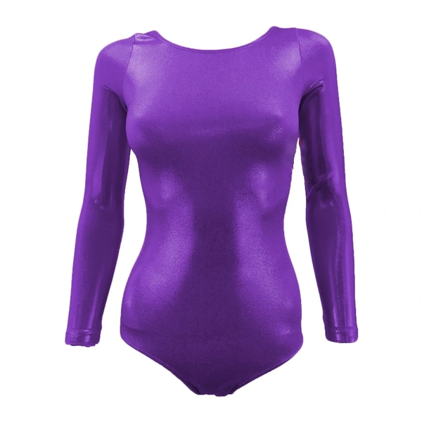 <span style='color: red;'>Out of order</span> Bloch Foil, long sleeve leotard for ladies