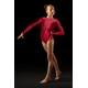 Bloch Leo Velvet, long sleeved gym leotard for children