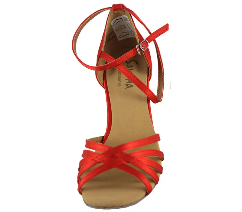 Sansha Alaia, ballroom dance shoes - Red Sansha