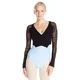 Capezio Crop Wrap Top CK1000W, knit top