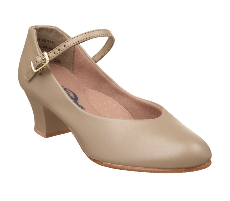 Capezio Jr Footlight, character shoe - Caramel Capezio