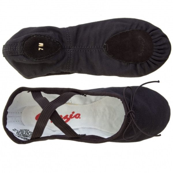 capezio cobra canvas ballet shoes