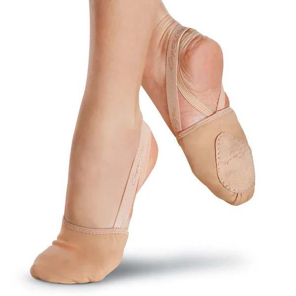 Capezio Pirouette II, open heel elastic shoes for kids