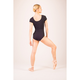 Short sleeve leotard with belt