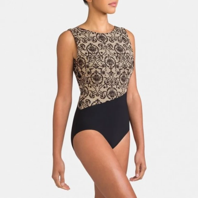 Capezio Rococo Riche Boatneck Tank Leotard Capezio Rococo Riche Boatneck Tank Leotard