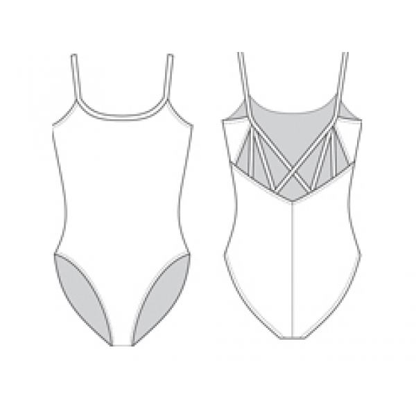 Capezio leotard with strappy back Capezio leotard with strappy back