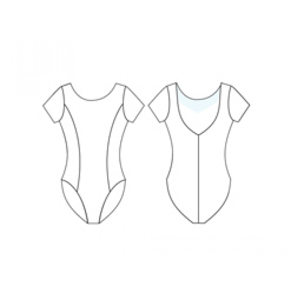 Capezio princess short sleeve leotard