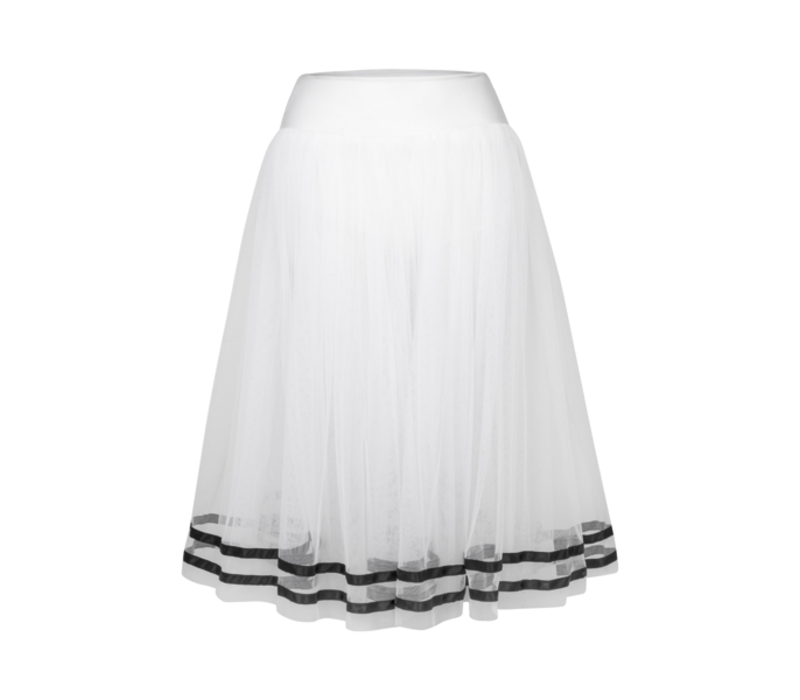 Freed of London Romantic, falling tutu skirt - White/black