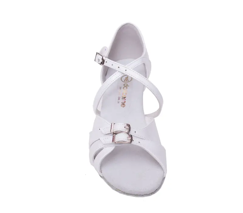 BD Dance latin shoes for girls - White