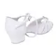 BD Dance latin shoes for girls - White