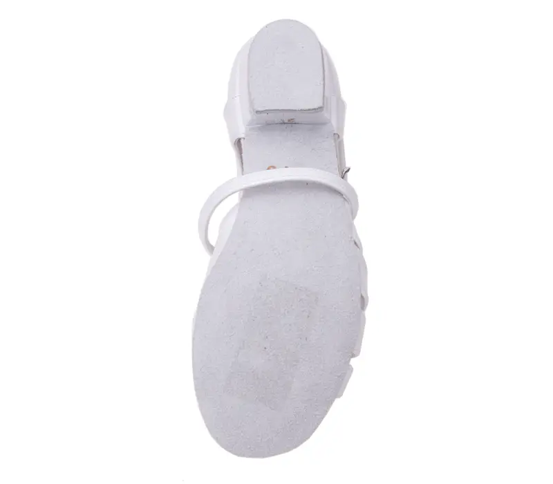 BD Dance latin shoes for girls - White