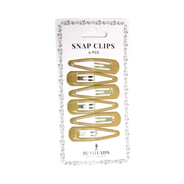 Capezio Bunheads snap clips for hair