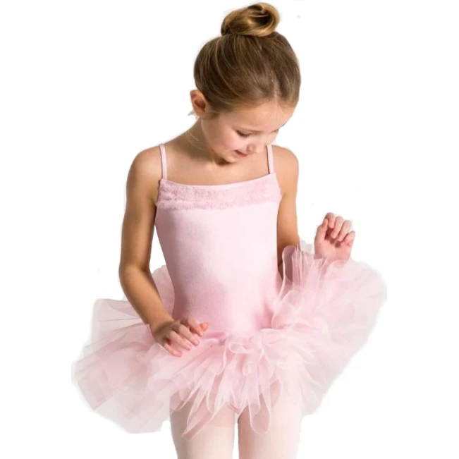 Capezio Ruffle Yoke Tutu Leotard for Children Capezio Ruffle Yoke Tutu Leotard for Children