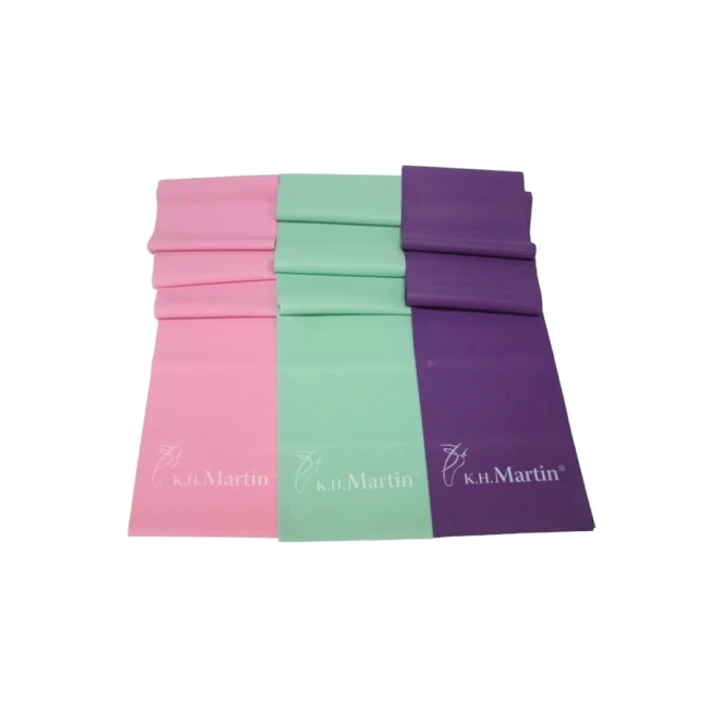 K.H. Martin stretching bands, strength rubber green STRONG