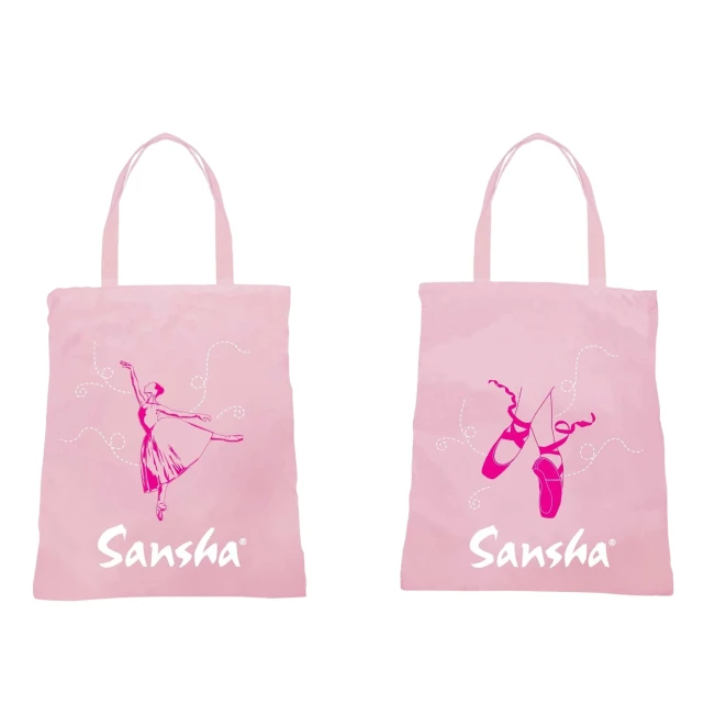 Sansha tote bag with dancer print for children Sansha tote bag with dancer print for children