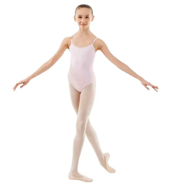 Stacie, ballet leotard with thin straps