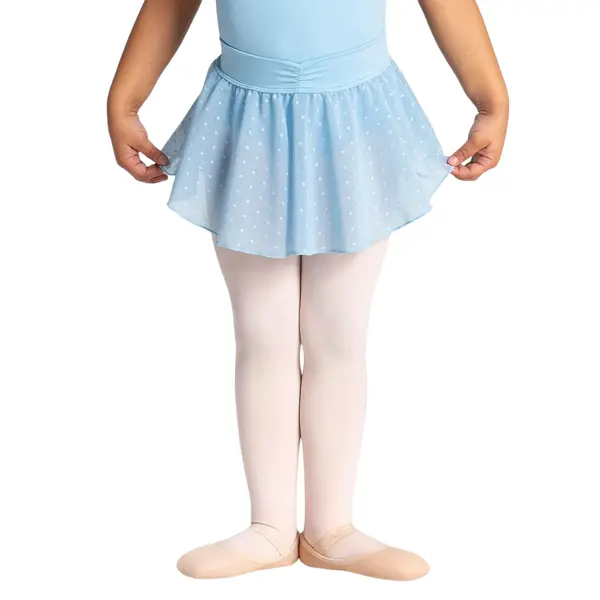 Capezio Swiss dot cinch, dotted skirt 