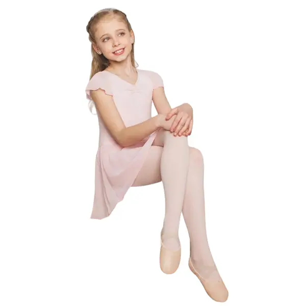 Capezio flutter sleeve dress, leotard with skirt