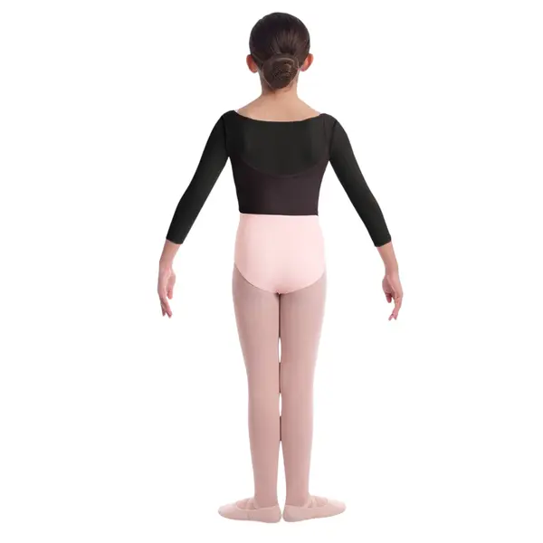 Mirella plain mesh M744C, top with three-quarter sleeves