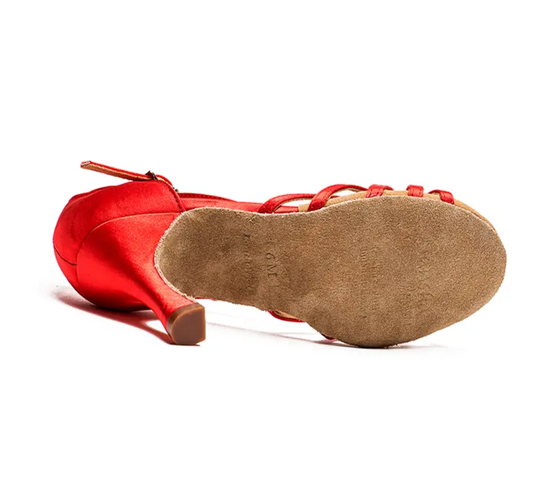 Sansha Dolores, latin dance shoes - Red Sansha