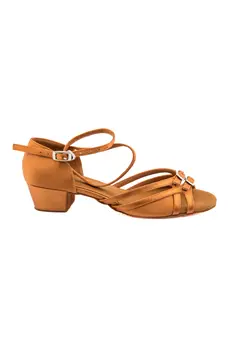 Dancee Lisa, women's Latin shoes with buckle and Cuban heel