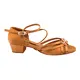 Dancee Lisa, women's Latin shoes with buckle and Cuban heel