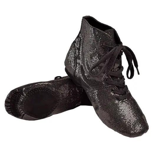 Shinny, glitter jazz boots for children