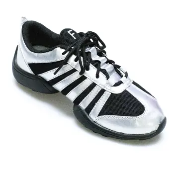 Freed of London, low black and silver sneakers