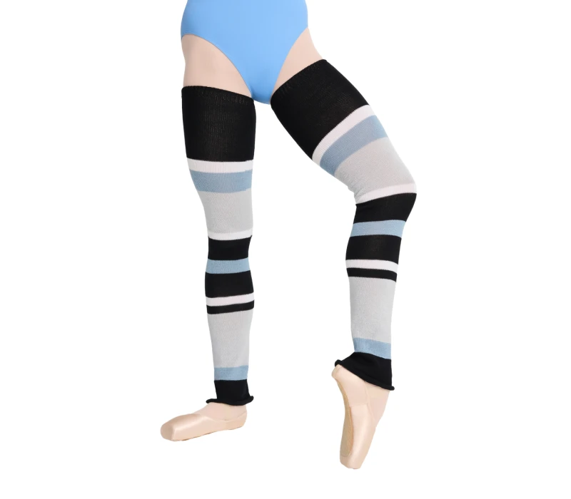Intermezzo Heather, knitted leg warmers Intermezzo Heather, knitted leg warmers - Black