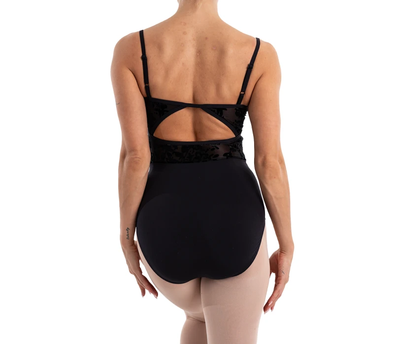 Capezio Elsa, women's leotard with thin straps Capezio Elsa, women's leotard with thin straps - Black
