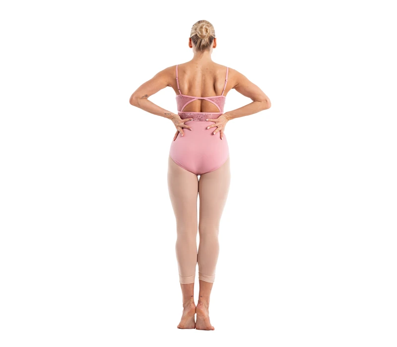 Capezio Elsa, women's leotard with thin straps - Blush Capezio