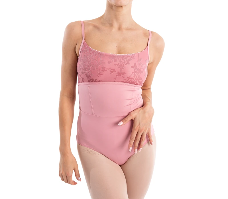 Capezio Elsa, women's leotard with thin straps - Blush Capezio