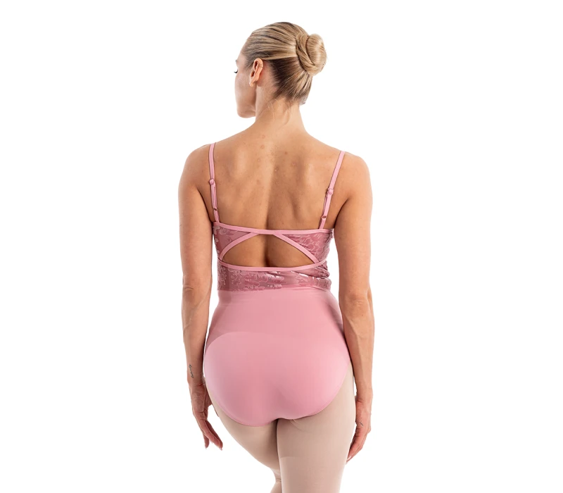 Capezio Elsa, women's leotard with thin straps - Blush Capezio