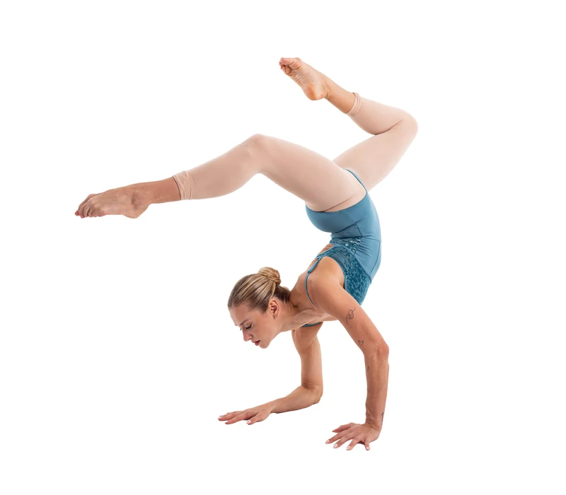 Capezio Elsa, women's leotard with thin straps - Storm blue Capezio