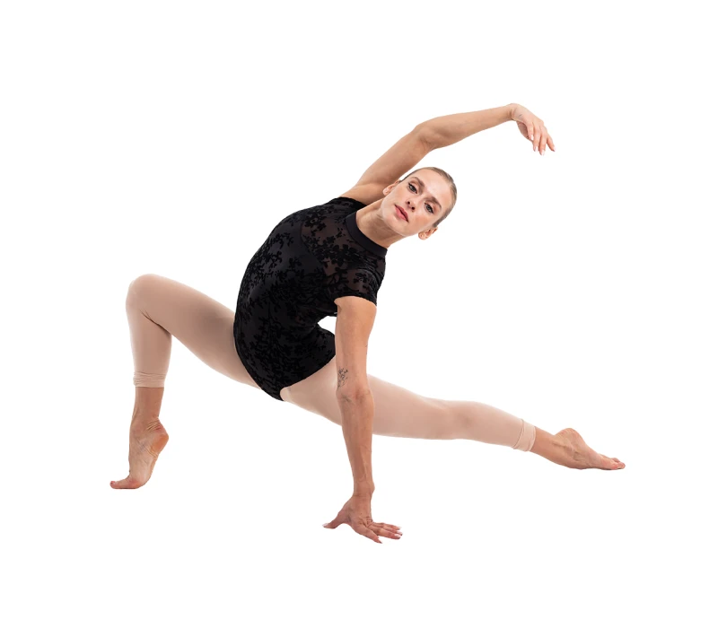 Capezio Rudi, women's mock neck leotard - Black