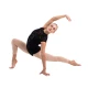 Capezio Rudi, women's mock neck leotard Capezio Rudi, women's mock neck leotard