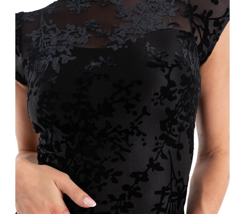 Capezio Rudi, women's mock neck leotard - Black