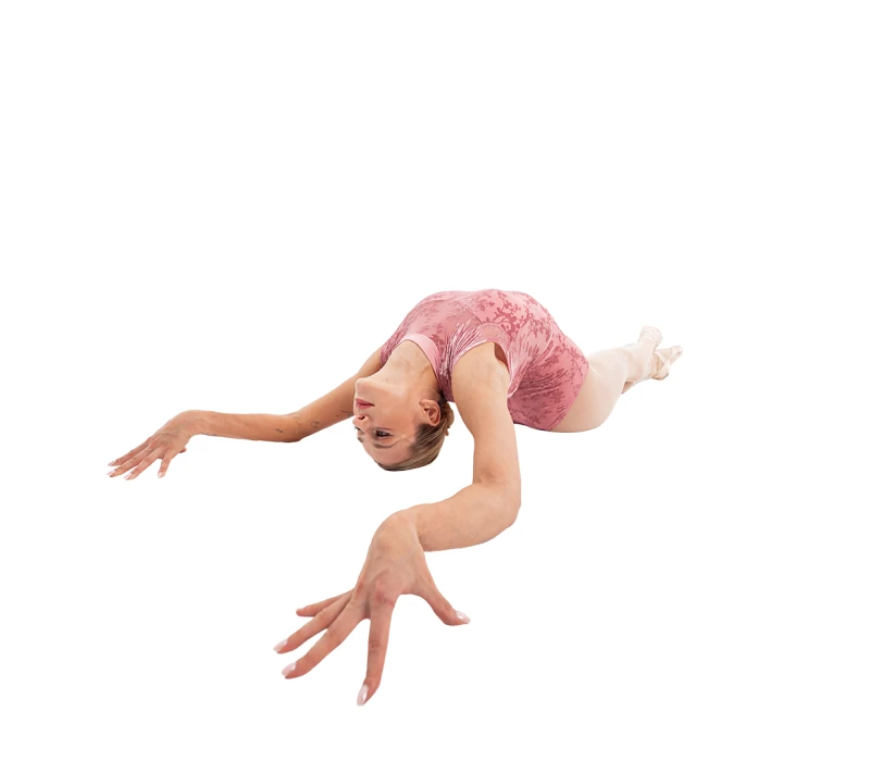 Capezio Rudi, women's mock neck leotard - Blush Capezio