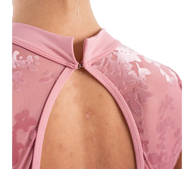Capezio Rudi, women's mock neck leotard - Blush Capezio