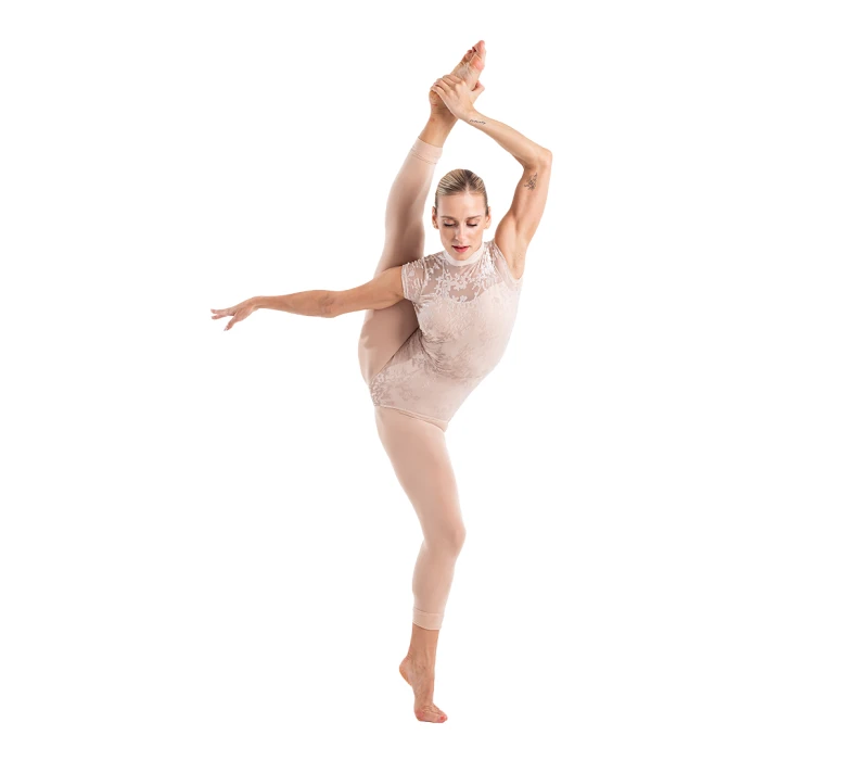 Capezio Rudi, women's mock neck leotard Capezio Rudi, women's mock neck leotard - Crystal Grey Capezio