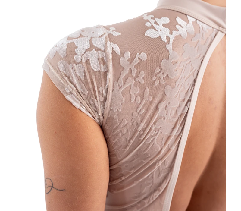 Capezio Rudi, women's mock neck leotard Capezio Rudi, women's mock neck leotard - Crystal Grey Capezio