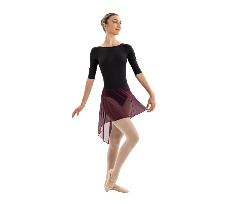 Carmen, women's asymmetrical skirt Carmen, women's asymmetrical skirt - Garnet