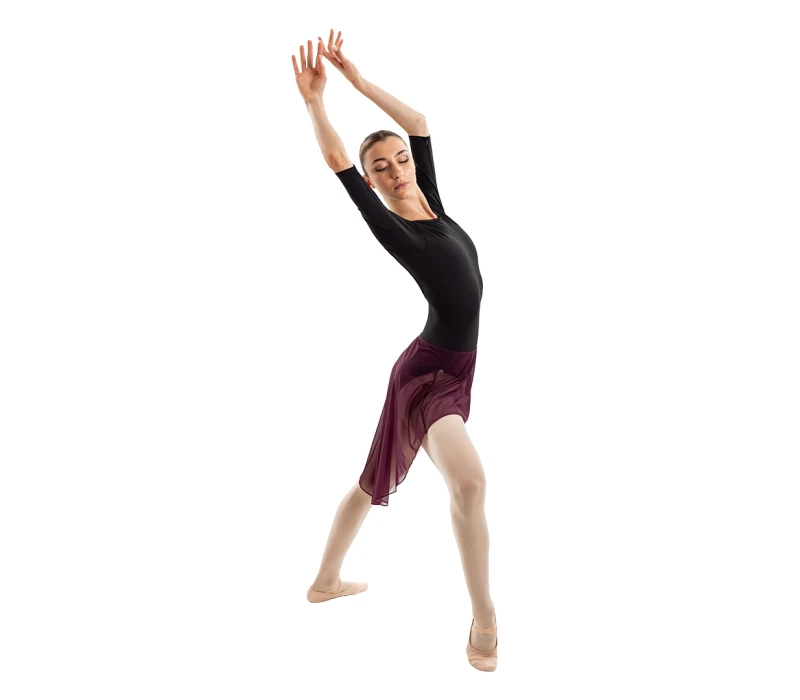 Carmen, women's asymmetrical skirt Carmen, women's asymmetrical skirt - Garnet