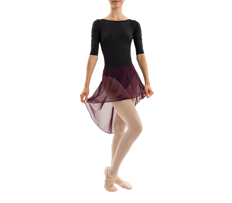 Carmen, women's asymmetrical skirt - Garnet Carmen, women's asymmetrical skirt - Garnet