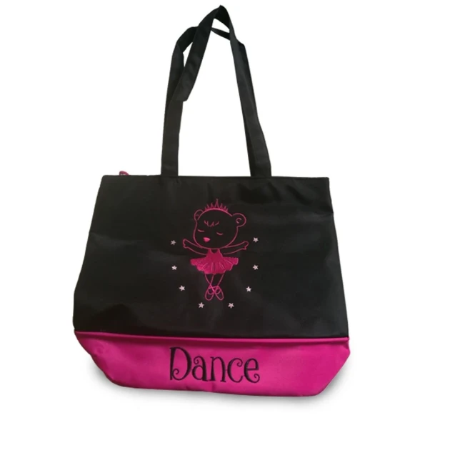 Children's bag with a picture of a dancing teddy bear Children's bag with a picture of a dancing teddy bear