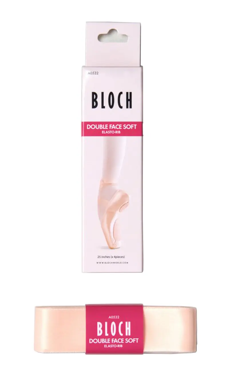 Elastorib Bloch Pointe Shoe Ribbons With Elastic... - Depop