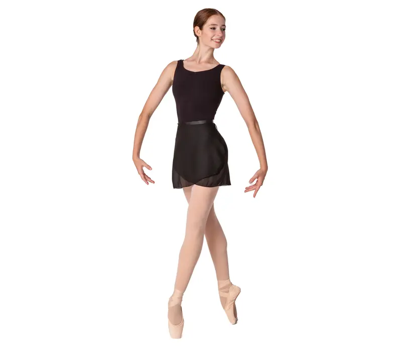 Bloch Adagio, Cotton Leotard with Thick Straps - Black