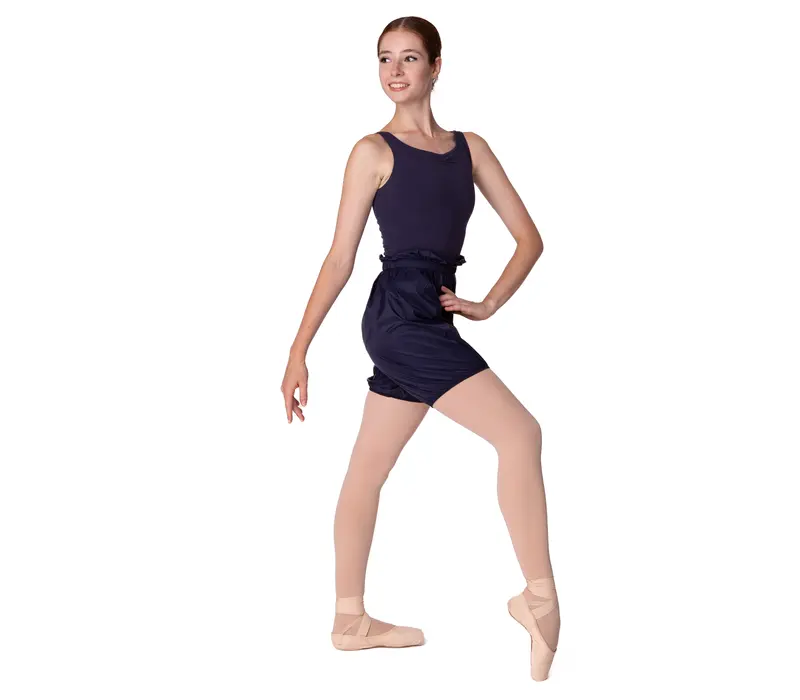 Bloch Adagio, Cotton Leotard with Thick Straps - Navy